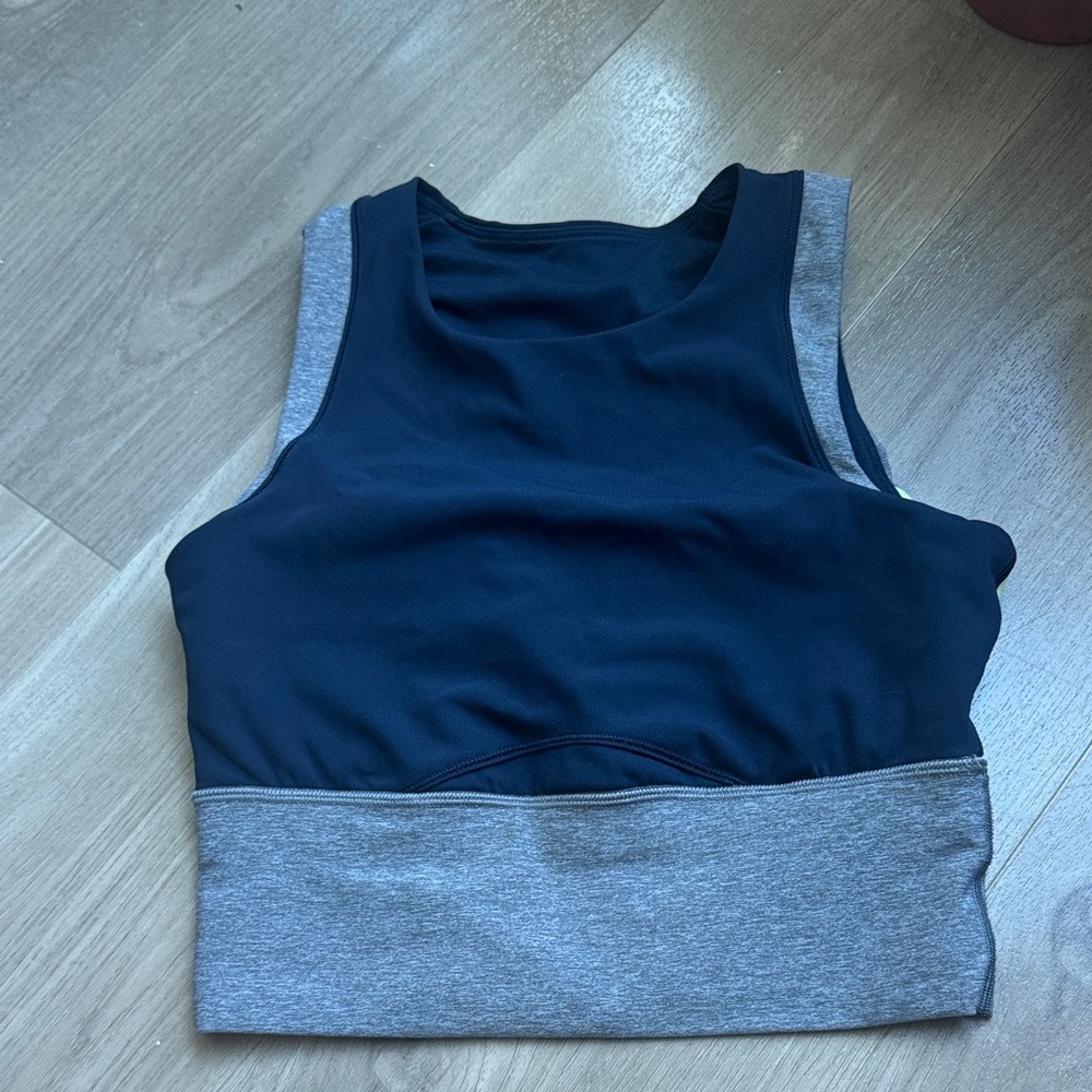 Lululemon fitted, cropped athletic top